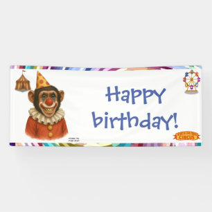 Chester de chimpansee clown spandoek