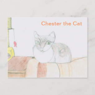 Chester de kat briefkaart