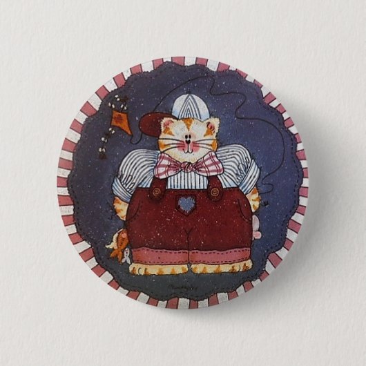 Chester de Kat Button Pin (Voorkant)