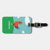 Chester de Rooster Bagagelabel (Voorkant horizontaal)