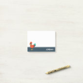 Chester de Rooster Post-it® Notes (Op bureau)