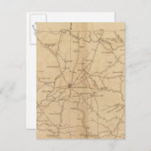 Chester District, South Carolina Briefkaart (Voorkant / Achterkant)