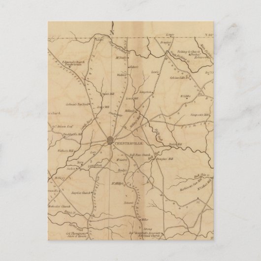 Chester District, South Carolina Briefkaart (Voorkant)