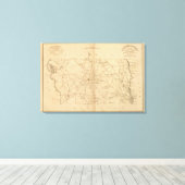 Chester District, South Carolina Canvas Afdruk (Insitu (Houten vloer))
