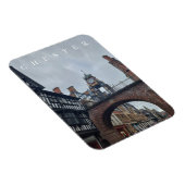 Chester Eastgate Klok uitzicht koelkastmagneet Magneet (Rechterzijde)