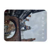 Chester Eastgate Klok uitzicht koelkastmagneet Magneet (Horizontaal)
