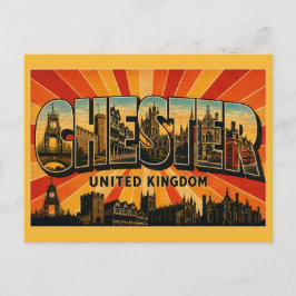 Chester Engeland Romeinse Muren & Dierenpark Briefkaart