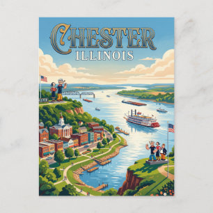 Chester, Illinois Briefkaart