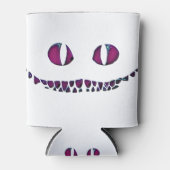 Chester kat gezicht grijns rook Alice in wonderlan Blikjeskoeler (Voorkant)