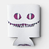 Chester kat gezicht grijns rook Alice in wonderlan Blikjeskoeler (Achterkant)