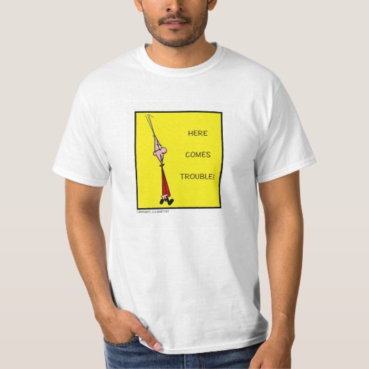 Chester komt hier voor problemen! T-shirt (Voorkant)