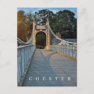 Chester Queens Park Bridge uitzicht briefkaart