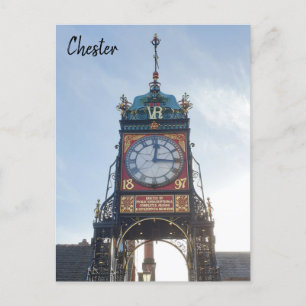 Chester - stadzalen briefkaart