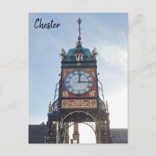 Chester - stadzalen briefkaart (Voorkant)