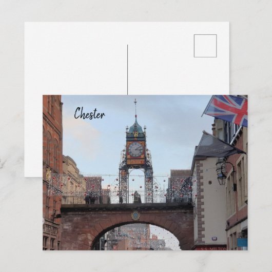 Chester - stadzalen briefkaart (Voorkant / Achterkant)