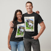 Chester Zoo Aquarel Reizen T-shirt (Unisex)