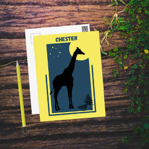 Chester Zoo Groot-Brittannië  Giraffe Briefkaart