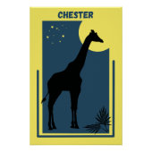 Chester Zoo Groot-Brittannië  Giraffe Perfect Poster (Voorkant)