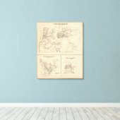 Chesterfield, Cheshire Co Canvas Afdruk (Insitu (Houten vloer))