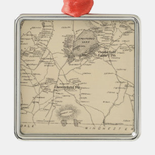Chesterfield, Cheshire Co Metalen Ornament