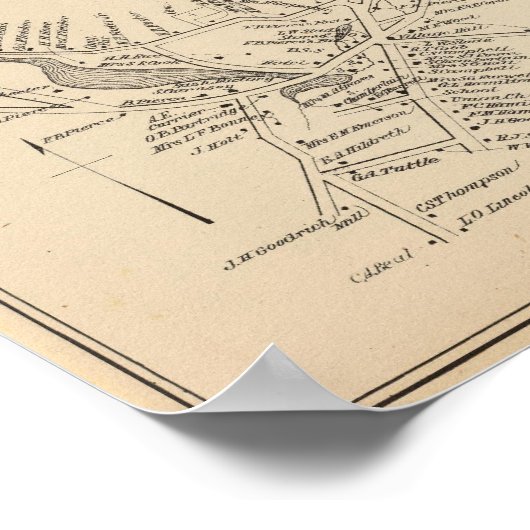 Chesterfield, Cheshire Co Poster (Hoek)