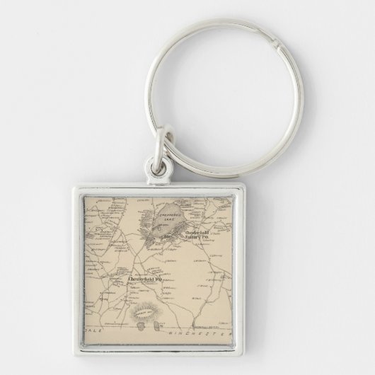 Chesterfield, Cheshire Co Sleutelhanger (Voorkant)