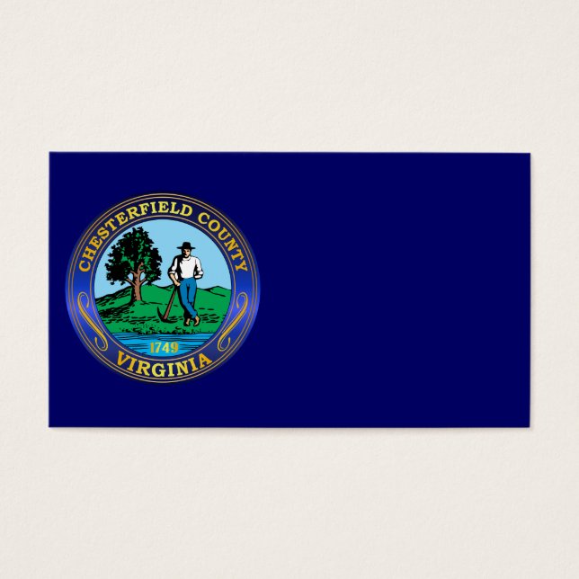 Chesterfield County Visitekaartjes (Voorkant)