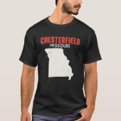 Chesterfield Missouri USA State America Travel Mis T-shirt (Voorkant)