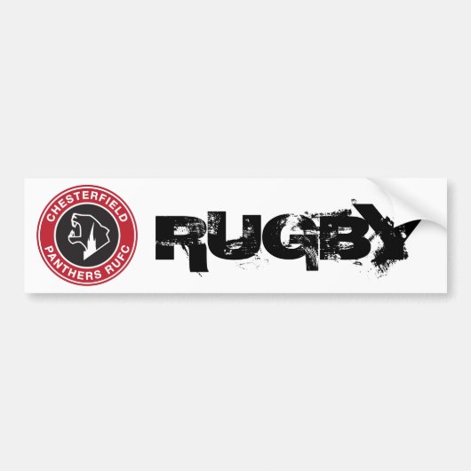 Chesterfield Panther's Rugby Car Sticker (Voorkant)