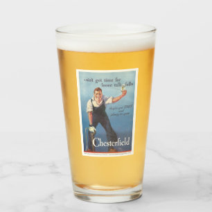 Chesterfield sigaretten advertentie Glas