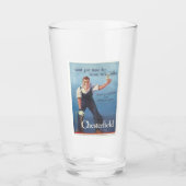  Chesterfield sigaretten advertentie Glas (Voorkant)