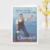 Chesterfield sigaretten advertentie Kaart (Gele Bloem)