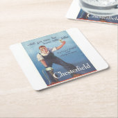 Chesterfield sigaretten advertentie Kartonnen Onderzetters (Schuin)