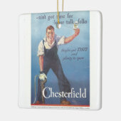  Chesterfield sigaretten advertentie Keramisch Ornament (Links)