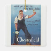  Chesterfield sigaretten advertentie Keramisch Ornament (Achterkant)