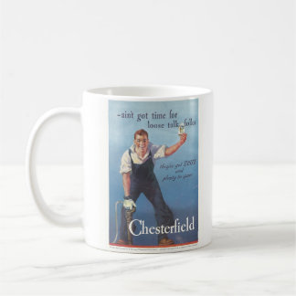Chesterfield sigaretten advertentie Koffiemok