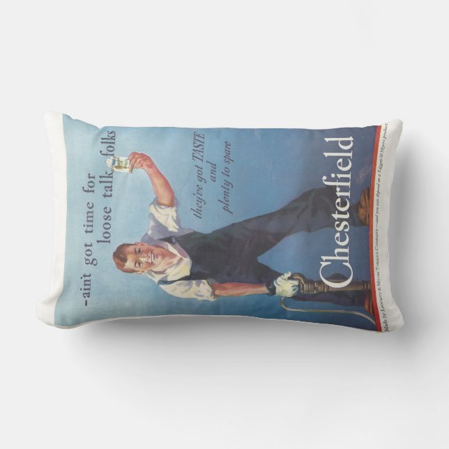  Chesterfield sigaretten advertentie Kussen (Voorkant)