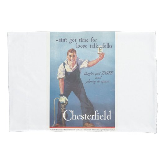  Chesterfield sigaretten advertentie Kussensloop (Voorkant)