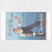  Chesterfield sigaretten advertentie Labels (Design 2)