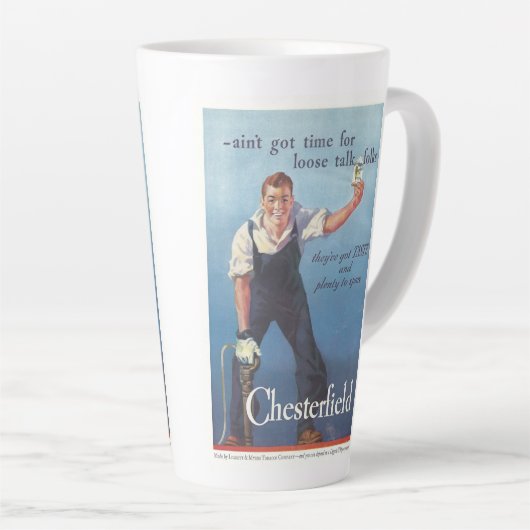  Chesterfield sigaretten advertentie Latte Mok (Rechterhoek)