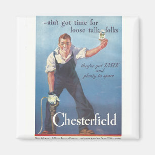 Chesterfield sigaretten advertentie Magneet