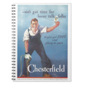  Chesterfield sigaretten advertentie Notitieboek (Voorkant)