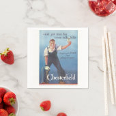  Chesterfield sigaretten advertentie Servet (Insitu)