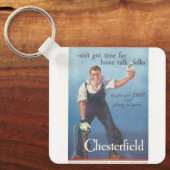  Chesterfield sigaretten advertentie Sleutelhanger (Voorkant)