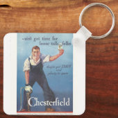  Chesterfield sigaretten advertentie Sleutelhanger (Achterkant)
