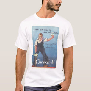Chesterfield sigaretten advertentie T-shirt