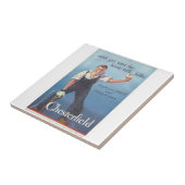  Chesterfield sigaretten advertentie Tegeltje (Zijkant)