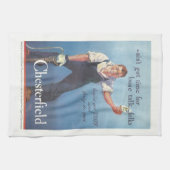  Chesterfield sigaretten advertentie Theedoek (Horizontaal)