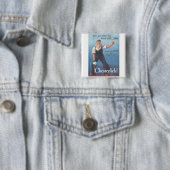 Chesterfield sigaretten advertentie Vierkante Button 5,1 Cm (In situ)