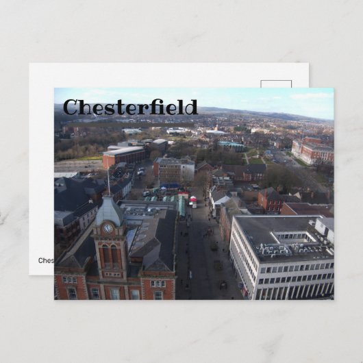 Chesterfield Skyline Briefkaart (Voorkant / Achterkant)